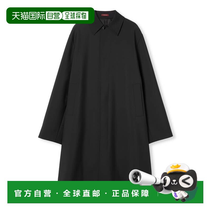 香港直邮Gucci 古驰 男士 饰品牌标识粘合式羊毛大衣 833214ZARXV