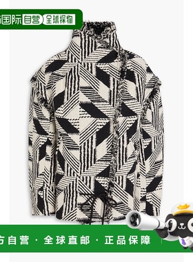 1h可退 香港直邮ISABEL MARANT 女士 Jesilo 磨破棉提花夹克 MA00