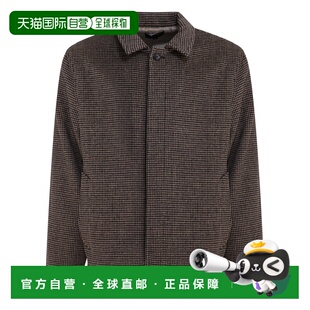 香港直邮VINCE 夹克 男士 式 M11934065A826DRCB 千鸟格衬衫 1h可退