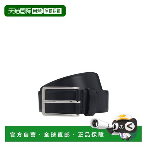 1h可退 香港直邮BOSS HUGO BOSS 男士腰带 50491834410 CO 黑色