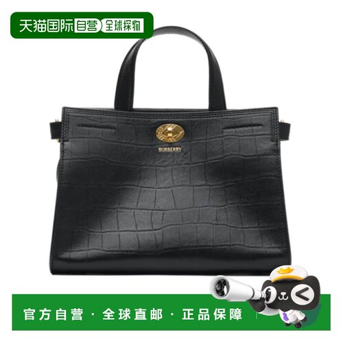 1h可退 香港直邮BURBERRY 女士手提包 81188961 CO 黑色 Cotswold