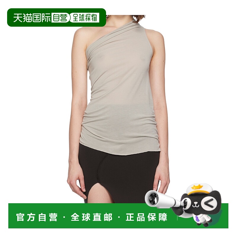 1h可退 香港直邮Rick Owens 露肩背心 RP02E4138JS