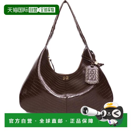 1h可退 香港直邮GANNI 女士手提包 A6801890 SS2026 深棕色 Bou C