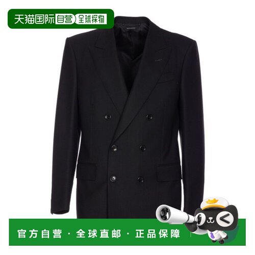 香港直邮Tom Ford 大双排扣 V 领夹克 JLNP02W005【付后1h可退】