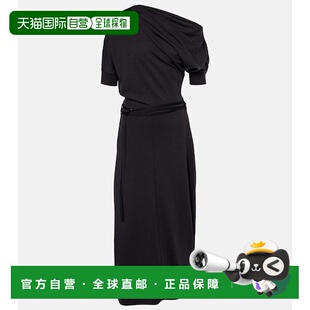 1h可退 香港直邮Lemaire 女士 扭曲下摆针织中长连衣裙 DR1126LJ1