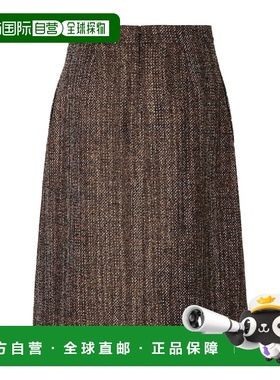 香港直邮Fendi 羊毛半身裙中长裙A字裙长裙 FQ7702AYN5