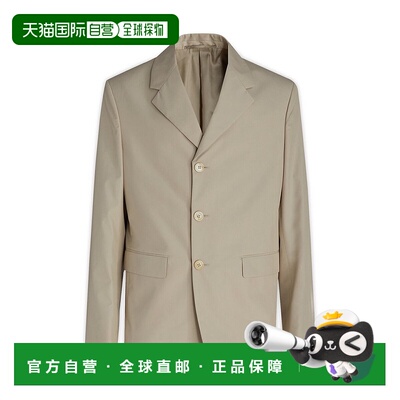 1h可退 香港直邮Prada 普拉达 男士 單排扣長袖夾克 UGM21412NS