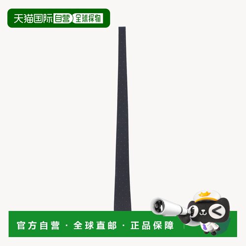 自营欧洲直邮YSL圣罗兰 男士藏青色/米白色丝质波点领带