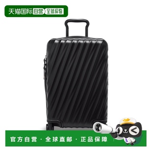 自营欧洲直邮Tumi途明 19 Degree黑色聚碳酸酯拉链口袋行李箱男女