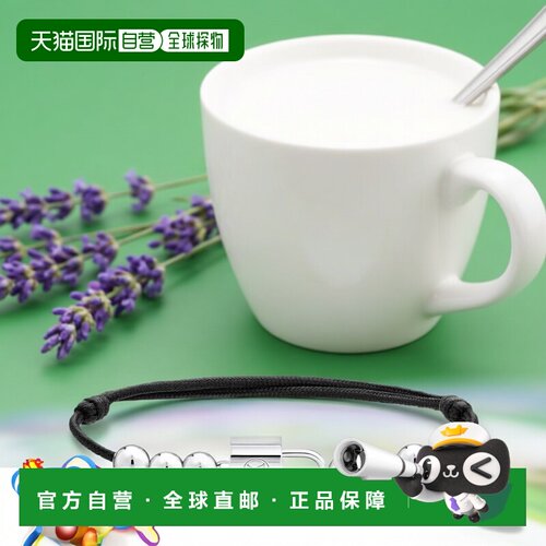 自营1h可退 欧洲直邮LV路易威登 Silver Lockit哑光黑纯银挂锁手