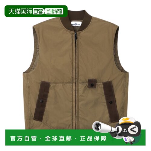 香港直邮STONE ISLAND 男士 防风加厚马甲 26FW