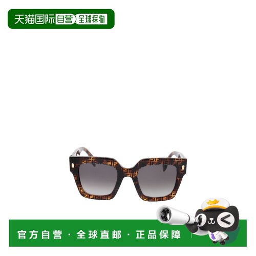 1h可退 Fendi 徽标太阳镜 FE40101I正品舒适遮阳显脸小高级感配饰