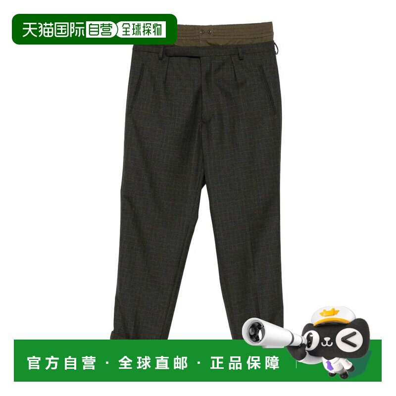 香港直邮PRADA 男士休闲裤 UP039818U7SOOOF0342 SS2026 军绿色