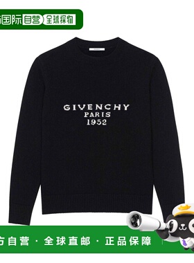 1h可退 香港直邮GIVENCHY 女士针织衫 BW90VD4ZSN001 CO 黑色 长