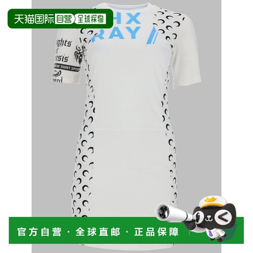 1h可退 香港直邮MARINE SERRE 女士连衣裙 WDR484AUJER0003WH10 C