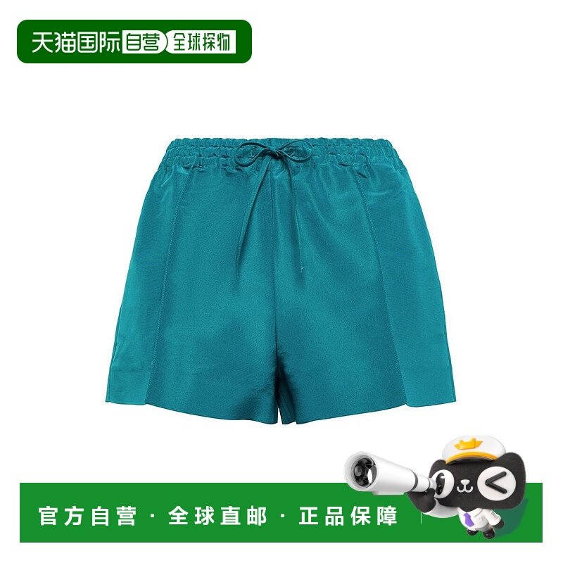 1h可退 香港直邮valentino 华伦天奴 女士 高腰真丝罗缎短裤,女装/女士精品,休闲裤,淘宝优惠券,粉丝福利购,淘宝优惠卷