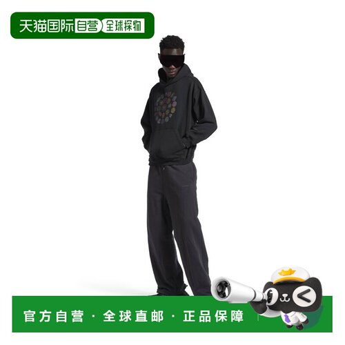 自营欧洲直邮Balenciaga巴黎世家 Spiral Crest男士无抽绳连帽卫