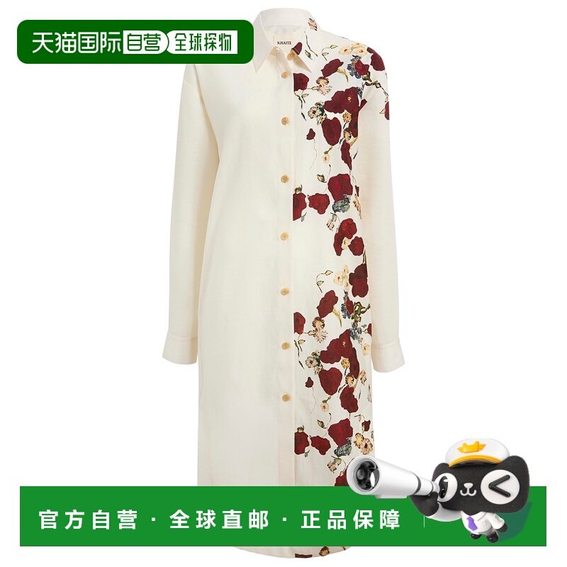 1h可退 香港直邮KHAITE 女士 GLORIA 连衣裙 55803851 white白色,女装/女士精品,连衣裙,淘宝优惠券,粉丝福利购,淘宝优惠卷