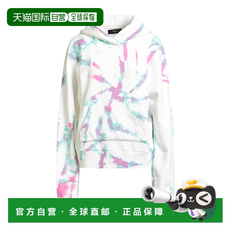 香港直邮AMIRI 女士 连帽卫衣 white白色 舒适时尚