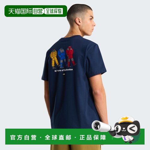 自营欧洲直邮The North Face北面 TNF Celebration男士棉质宽松印