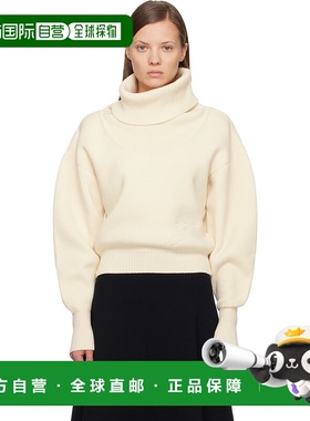 香港直邮Jacquemus 女士 灰白色 The Pallone 毛衣 25HSWW00624AK