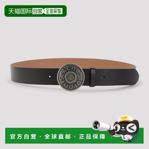 香港直邮ACNE STUDIOS 男士腰带 CG0313CH2 CO 棕色 徽标腰带
