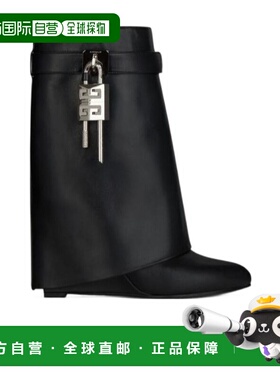 1h可退 香港直邮Givenchy Shark Lock靴子 BE602RE147坡跟鞋