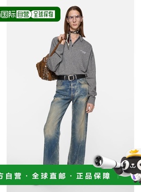 欧洲直邮ACNE（艾克妮）针织羊毛Polo衫长袖