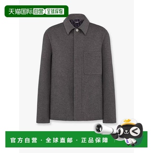 1h可退 香港直邮DIOR 迪奥 男士 初剪羊毛羊绒大衣 413C209A606