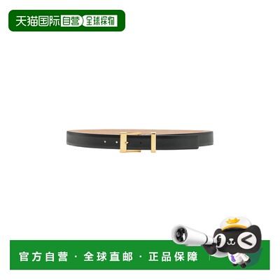1h可退 美国直邮KHAITE 女士 Manhattan 皮带腰带 black黑色 舒适
