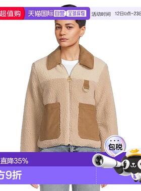 1h可退 香港直邮barbour 巴伯尔 女士 Malena 抓绒夹克  舒适时尚