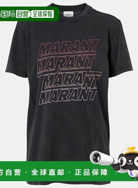 香港直邮ISABEL MARANT 女士 Zoeline 印花棉质针织T恤女装