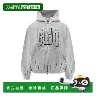 1h可退 香港直邮Balenciaga 巴黎世家 女士 灰色棉质卫衣 833399T