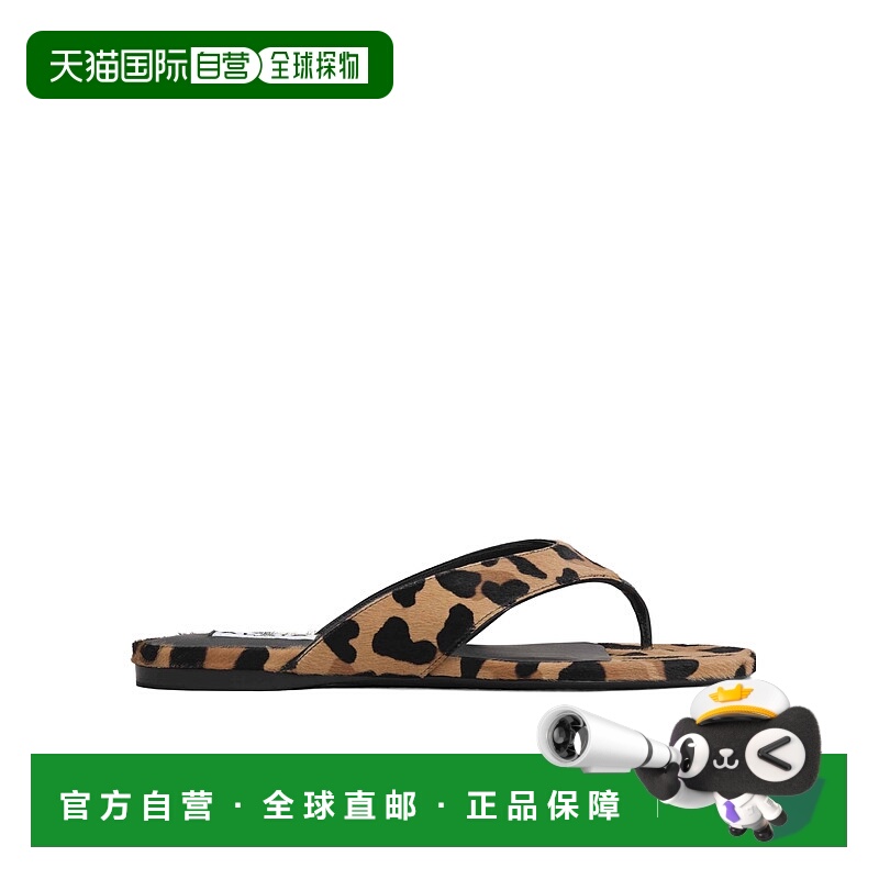 香港直邮Alaia INFRADITO 豹纹拖鞋 AA3S131CK205