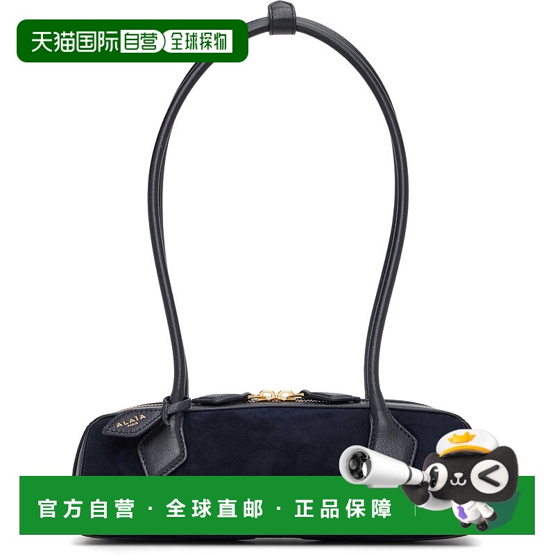 香港直邮Alaia 女士 黑色小号 Le Teckel Bi-Material 手提包 AA1