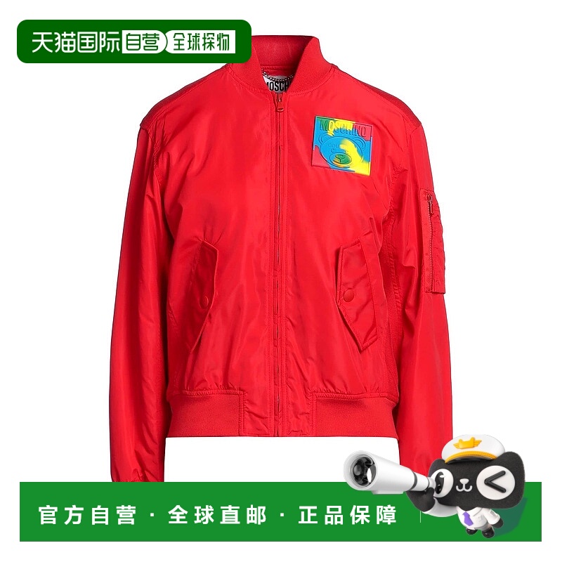1h可退 香港直邮Moschino 莫斯奇诺 女士 短夹克 red红色 舒适时