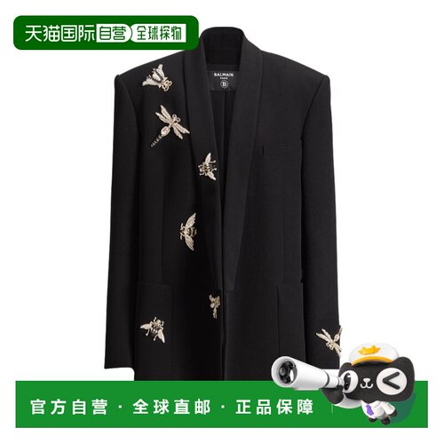 Balmain 长袖夹克 HF1SJ165PD58女装外套 【付后1h可退】休闲风