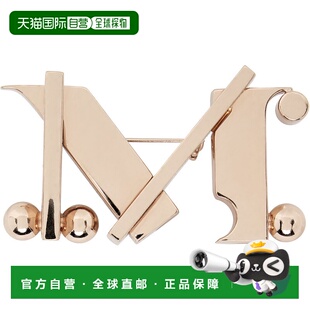 香港直邮MaxMara 麦斯玛拉 女士 交织图案胸针 25147510916005370