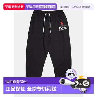 女款 海外直邮Polo 纯色系带松紧腰休闲裤 Lauren Ralph