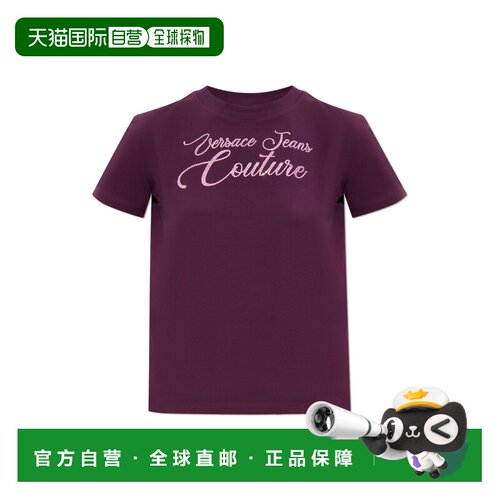 1h可退 香港直邮Versace Jeans Couture 女士T恤 79HAHT05CJ03T31