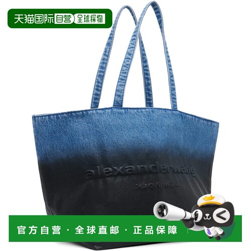 香港直邮Alexander Wang 亚历山大 王 女士 蓝色大号 Denim Punch
