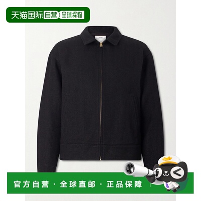 1h可退 香港直邮Visvim 维斯维木 男士 Strato 皮革边亚麻羊毛混