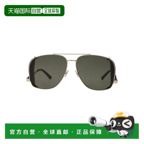 1h可退 香港直邮Saint Laurent 圣罗兰 女士 太阳眼镜 black黑色
