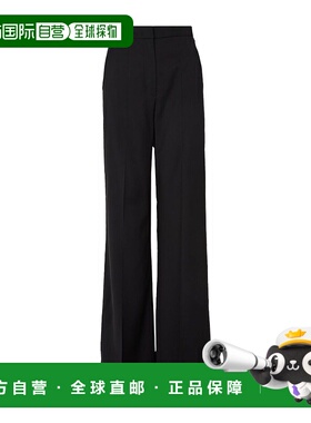 香港直邮Max Mara 腰带环休闲裤阔腿裤 MAXXT47Y西装裤羊毛
