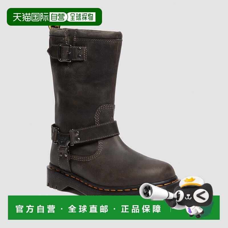自营欧洲直邮DrMartens马丁大夫 Anistone Hi男女通用皮革高筒机