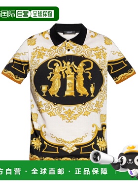 1h可退 香港直邮Versace 短袖POLO衫 10227601A16399范思哲