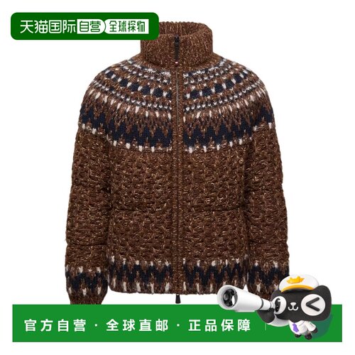 香港直邮Moncler Indren 羊毛混纺羽绒服 K20979B00012M7948