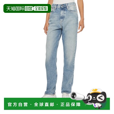 欧洲直邮calvin klein jeans 女士 牛仔裤直筒裤