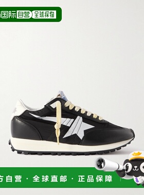 1h可退 香港直邮GOLDEN GOOSE 女士 黑色 Marathon M77 运动鞋 GW