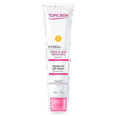 欧洲直邮Topicrem特碧润Hydra+防护日霜40ml SPF50 保湿防止皮肤